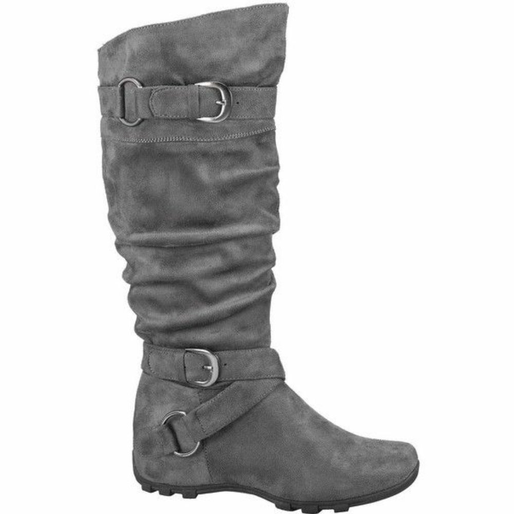 Maurices Grey Suede Boots